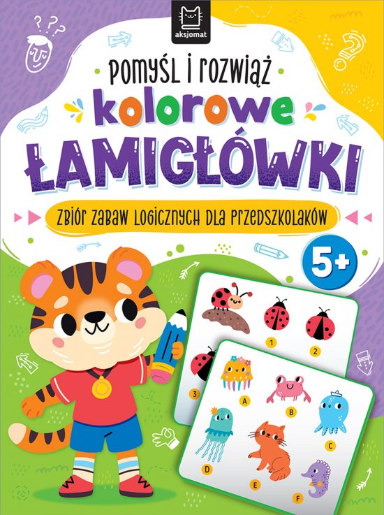 Pomy�l i rozwi�� kolorowe �AMIG��WKI. Zbi�r zabaw logicznych dla przedszkolak�w. Od 5 lat