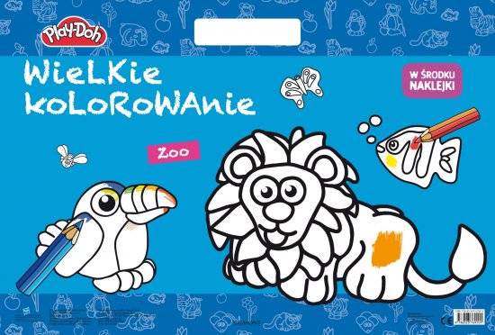 Wielkie kolorowanie. Play Doh
