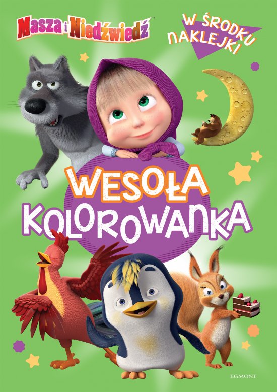 Masza i Nied�wied�. Weso�a kolorowanka