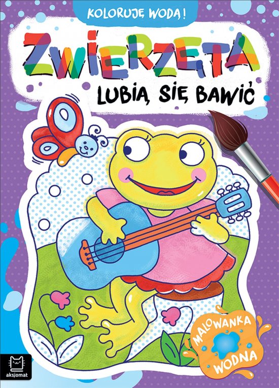 Koloruj� wod�! Zwierz�ta lubi� si� bawi�. Malowanka wodna