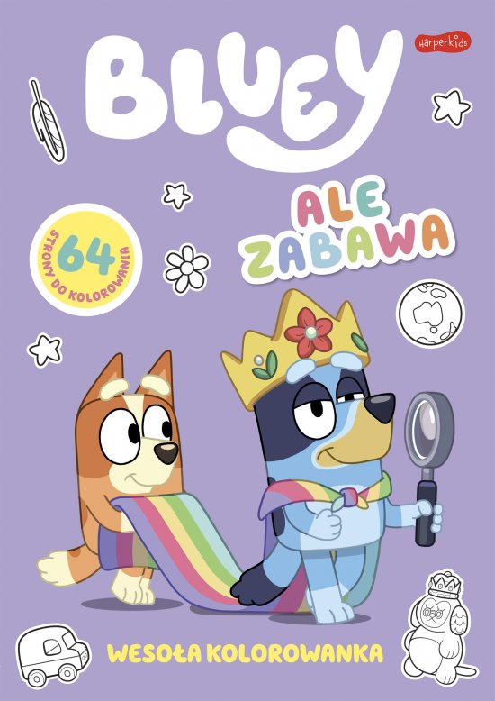 Ale zabawa. Bluey. Weso�a kolorowanka