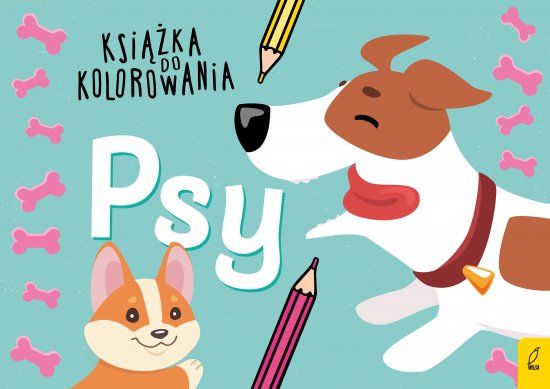 Ksi��ka do kolorowania. Psy