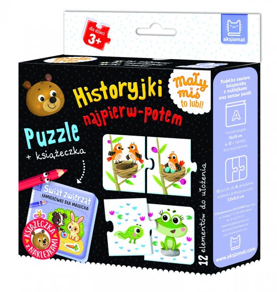 Historyjki najpierw-potem. Puzzle + ksi��eczka