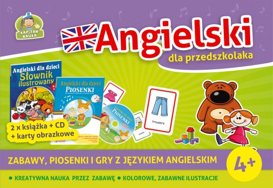 Kapitan Nauka Pakiet Angielski dla przedszkolaka 4+