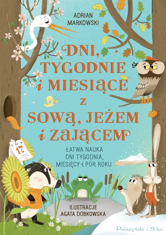 Dni, tygodnie i miesi�ce z sow�, je�em i zaj�cem. �atwa nauka dni tygodnia, miesi�cy i p�r roku