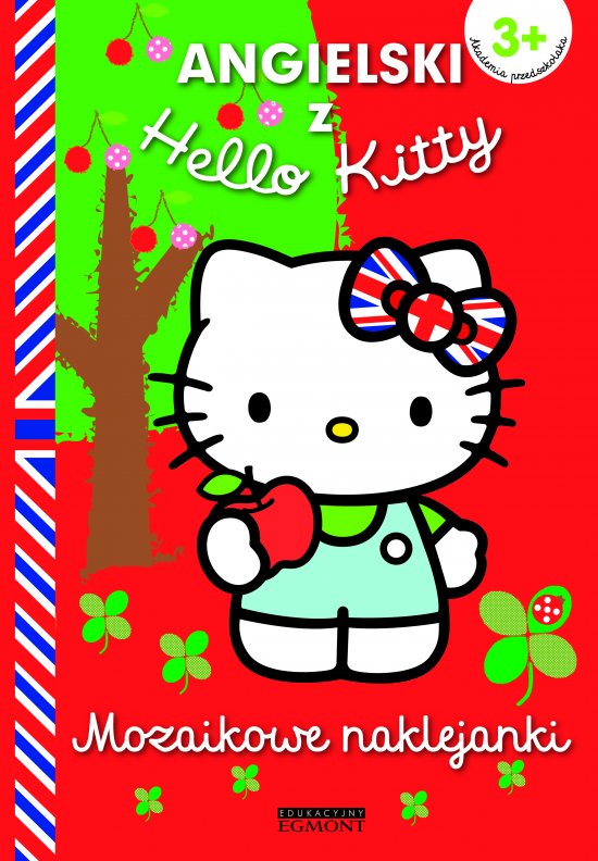 Mozaikowe naklejanki. Czerwone. Hello Kitty