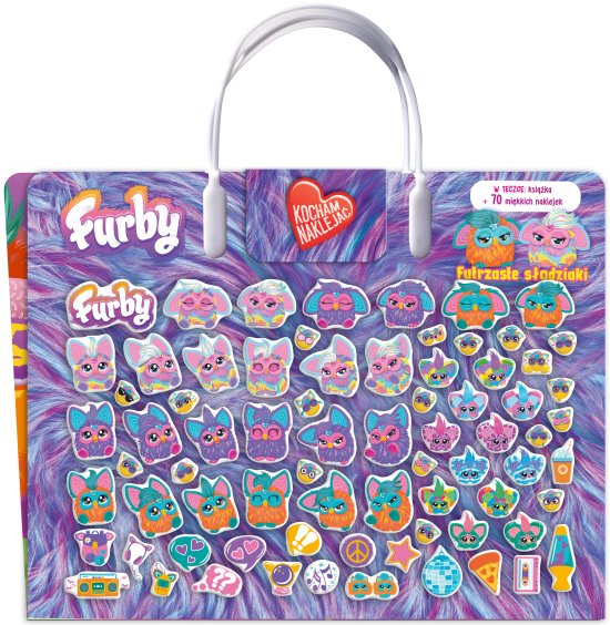Furby. Kocham nakleja�. Futrzaste s�odziaki