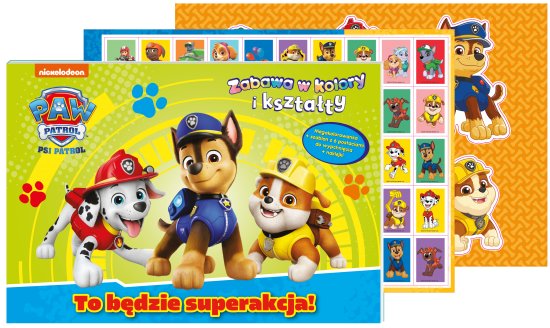 Psi Patrol. Zabawa w kolory i kszta�ty. Co za akcja!