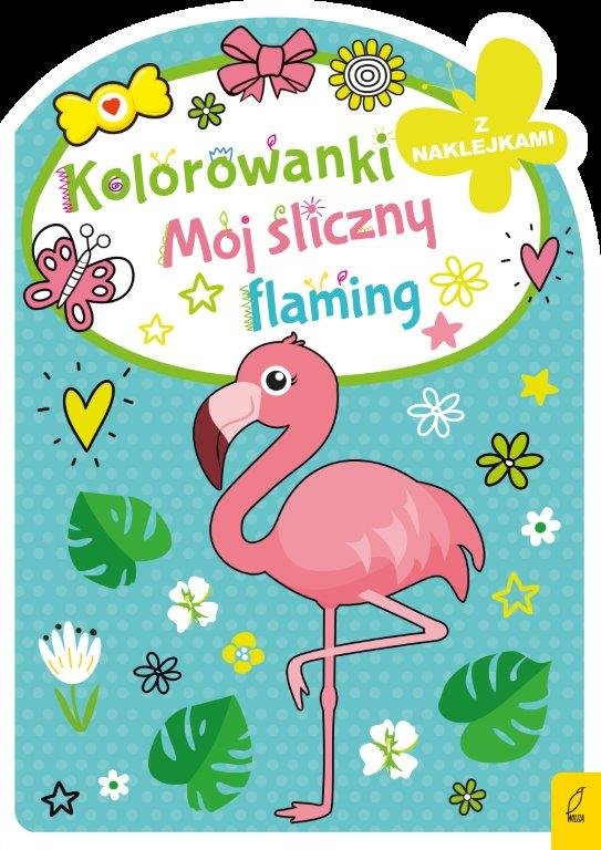 Kolorowanka z wykrojnikiem. M�j �liczny flaming