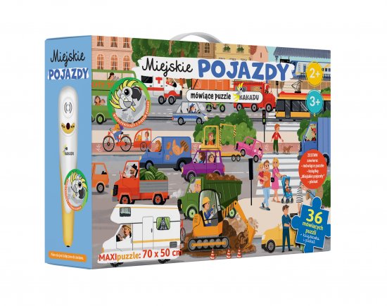 Miejskie pojazdy z puzzlami m�wi�cymi Kakadu