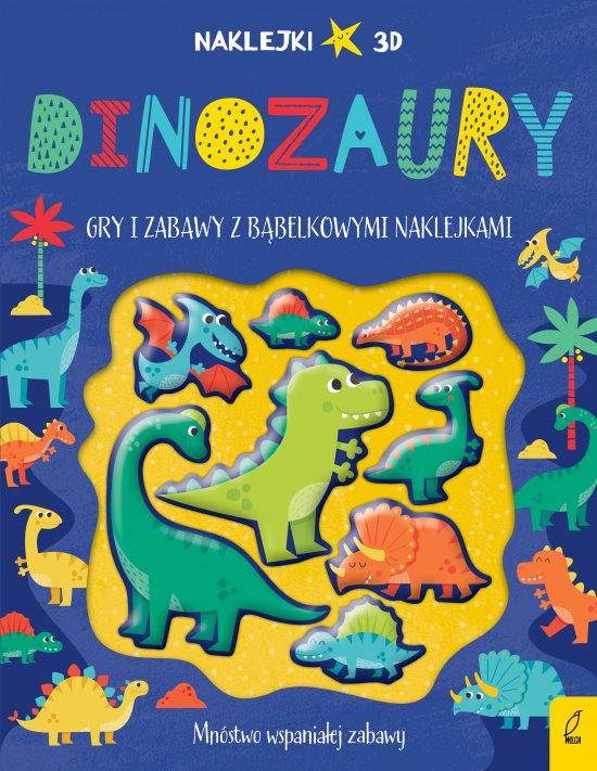 Wypuk�e naklejki. Dinozaury