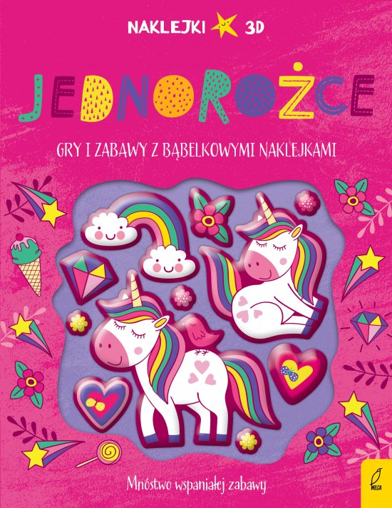 Wypuk�e naklejki. Jednoro�ce