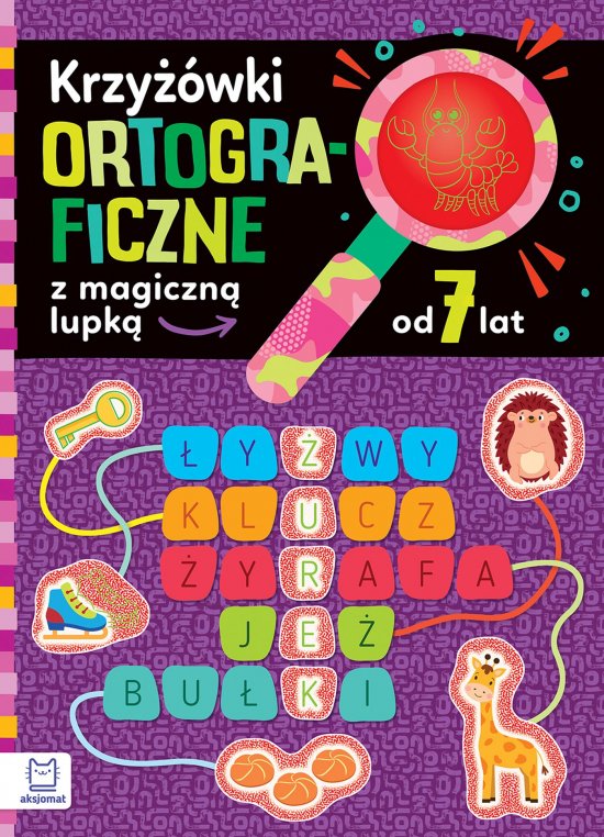 Krzy��wki ortograficzne z magiczn� lupk� od 7 lat
