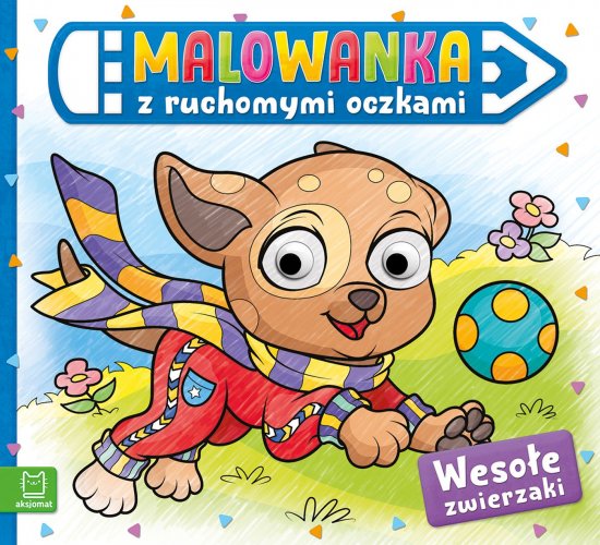 Malowanka z ruchomymi oczkami. Weso�e zwierzaki