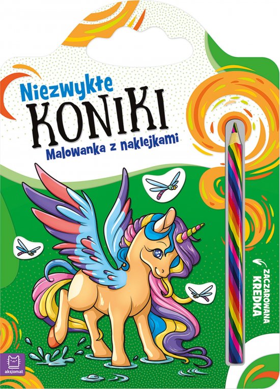 Niezwyk�e koniki. Malowanka z naklejkami. Zaczarowana kredka