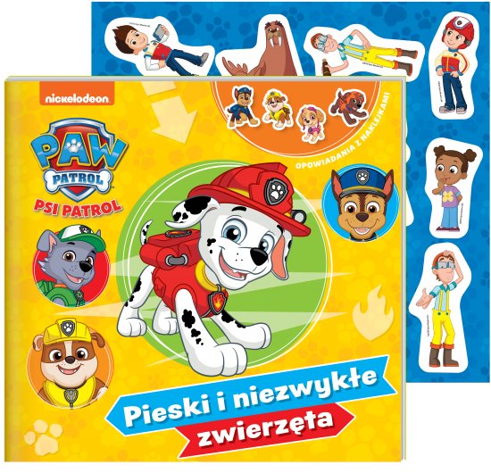 Psi Patrol Opowiadania z naklejkami cz. 9 Pieski i niezwyk�e zwierz�ta