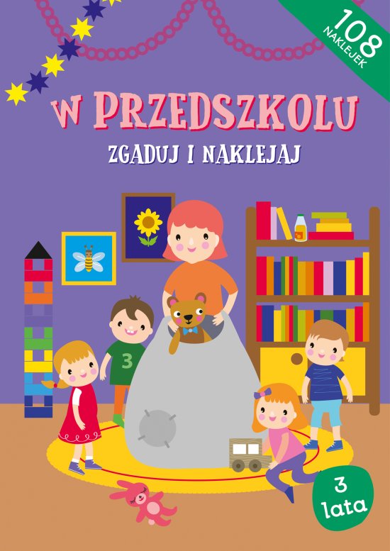 W przedszkolu Zgaduj i naklejaj