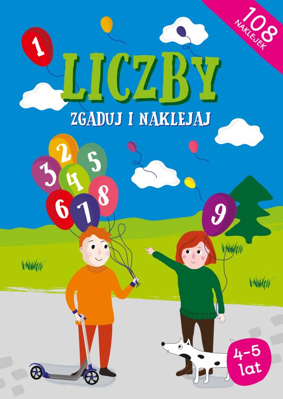 Liczby Zgaduj i naklejaj
