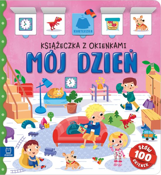 M�j dzie�. Ksi��eczka z okienkami. 100 okienek - 100 s��w