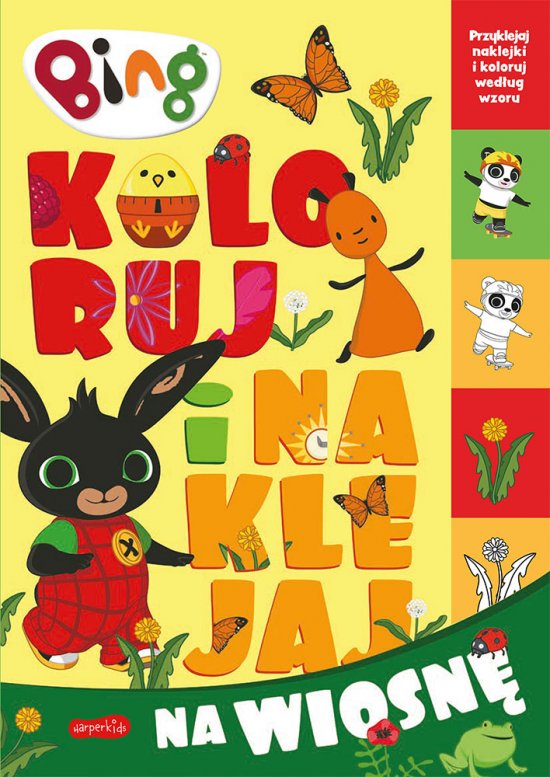 Bing. Koloruj i naklejaj na wiosn�