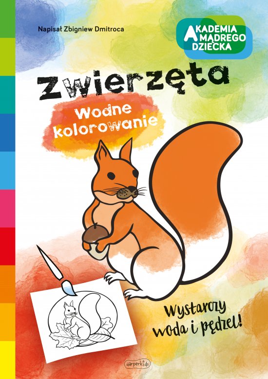 Zwierz�ta. Akademia m�drego dziecka. Wodne kolorowanie