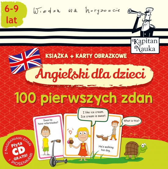 Angielski dla dzieci. 100 pierwszych zda� (ksi��ka + karty obrazkowe)