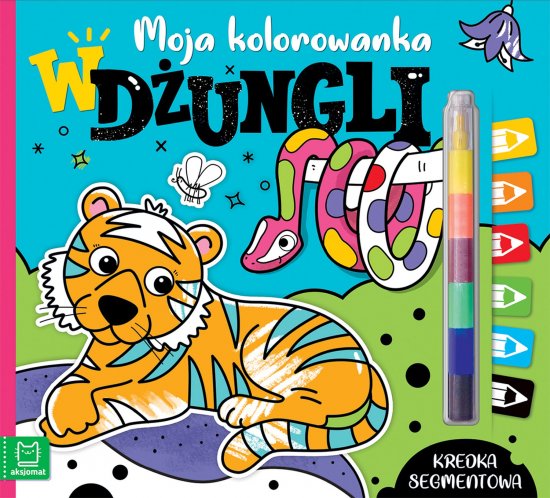 Moja kolorowanka. W d�ungli. Kredka segmentowa