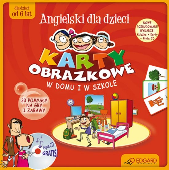 Angielski Karty dla dzieci - W domu NOWA EDYCJA
