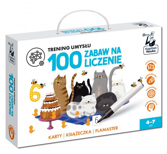 100 zabaw na liczenie. Trening umys�u. Kapitan Nauka