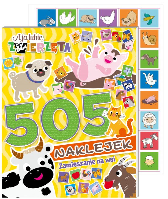 A ja lubi� zwierz�ta. 505 naklejek. Zamieszanie na wsi