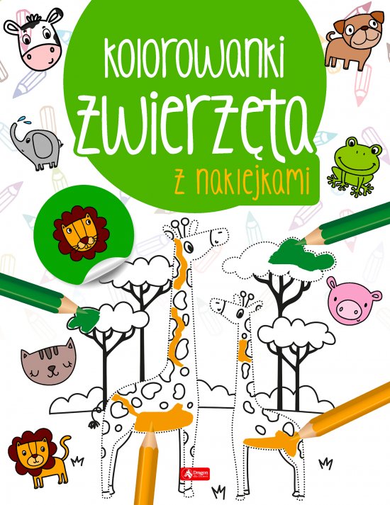 Zwierz�ta. Kolorowanka z naklejkami