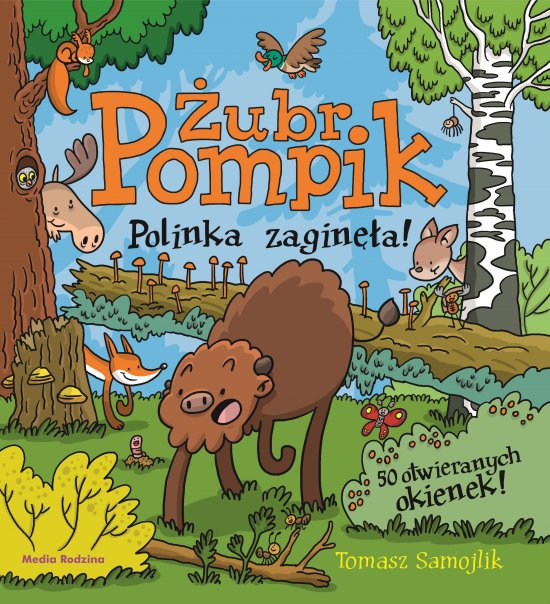 �ubr Pompik. Polinka zagin�a. 12 kartonowych stron z okienkami