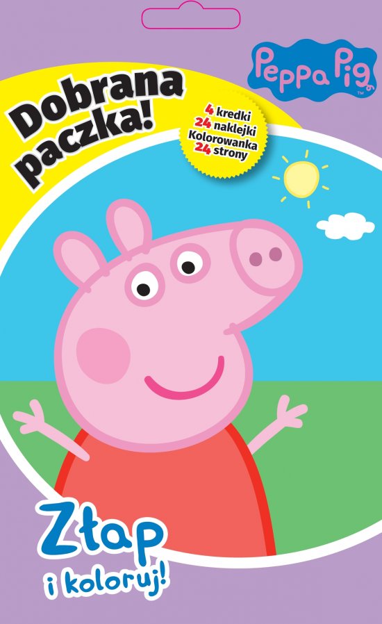 Dobrana Paczka. Z�ap i koloruj. �winka Peppa
