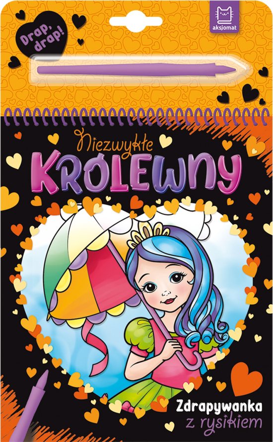 Niezwyk�e kr�lewny. Zdrapywanka z rysikiem