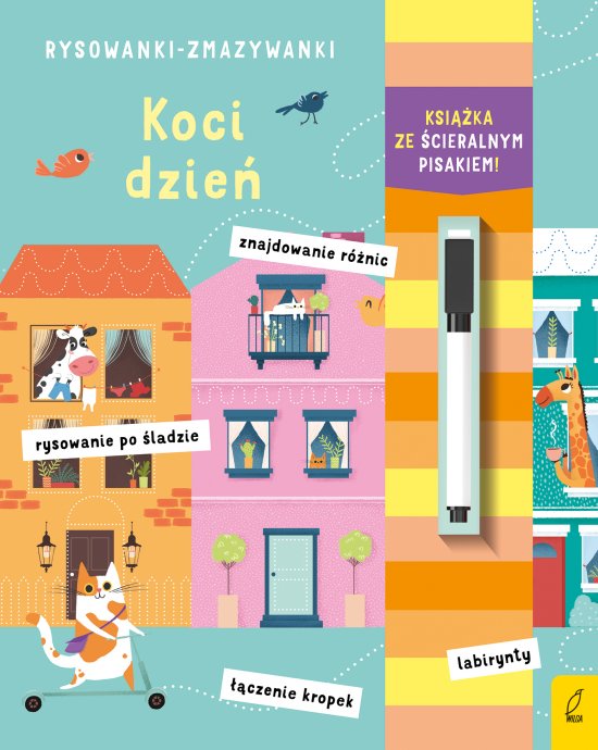 Rysowanki-zmazywanki. Koci dzie�