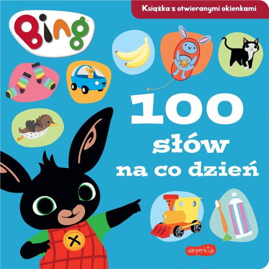 100 s��w na co dzie�. Bing. Ksi��ka z otwieranymi okienkami