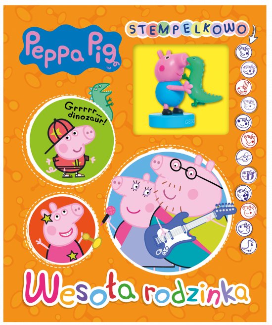 Peppa Pig. Stempelkowo. Weso�a rodzinka