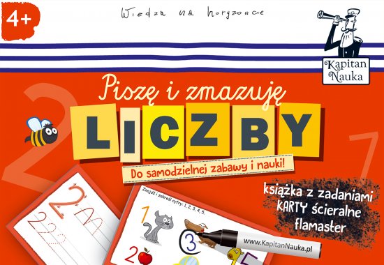Kapitan Nauka Liczby. Pisz� i zmazuj�