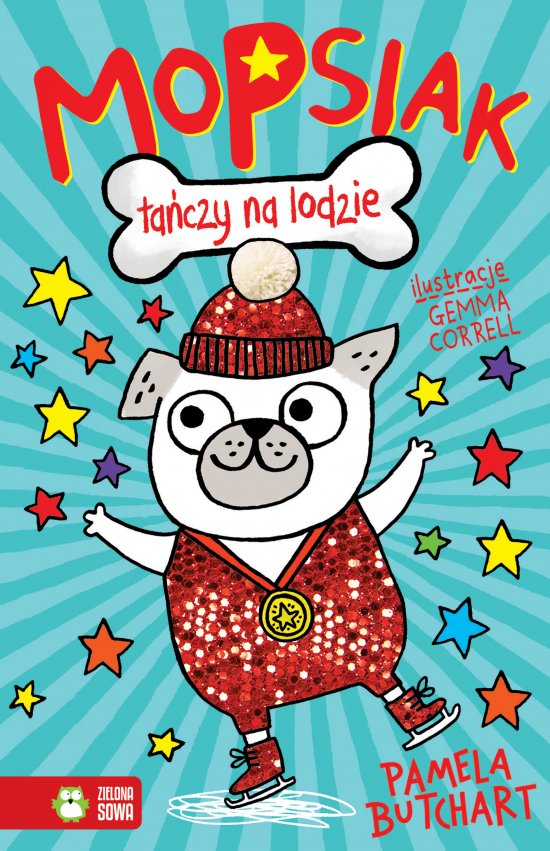 Mopsiak ta�czy na lodzie