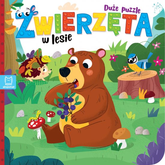 Zwierz�ta w lesie. Du�e puzzle