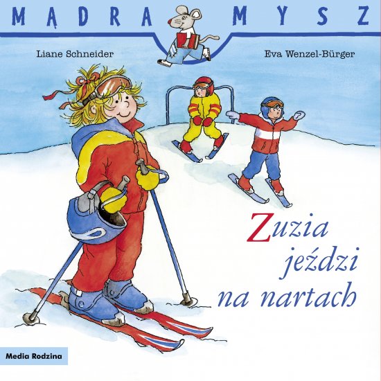 M�dra Mysz. Zuzia je�dzi na nartach