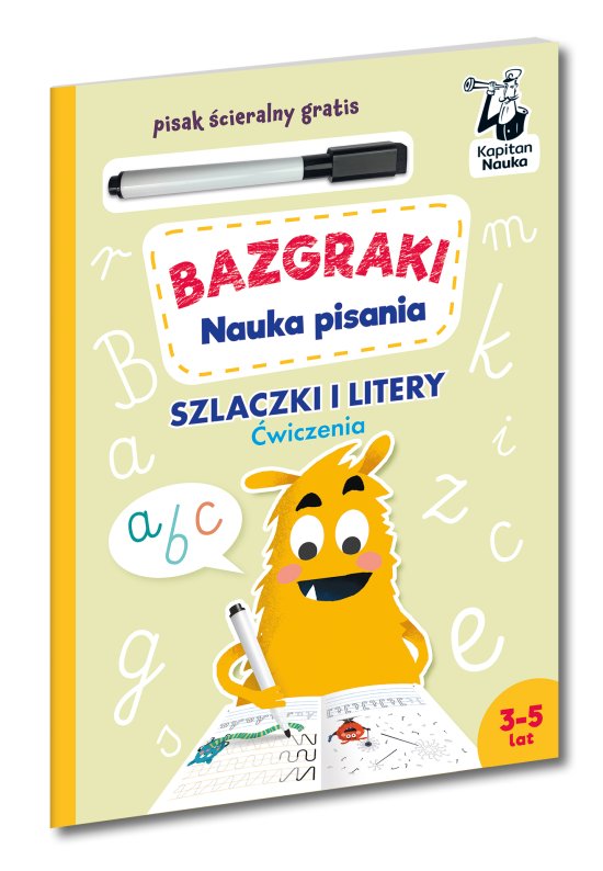 Bazgraki. Nauka pisania. Szlaczki i litery. �wiczenia. Kapitan Nauka