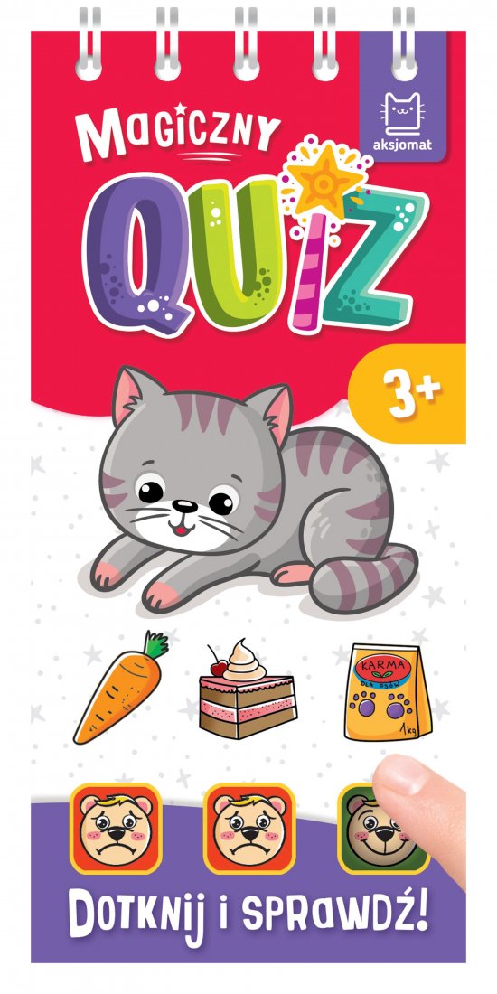 Magiczny quiz z kotkiem. Dotknij i sprawd�, od 3 lat
