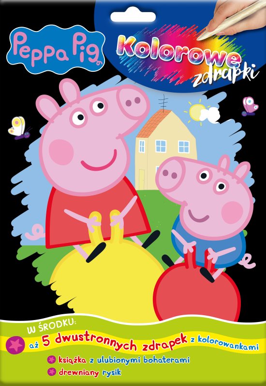 �winka Peppa Kolorowe zdrapki cz.1