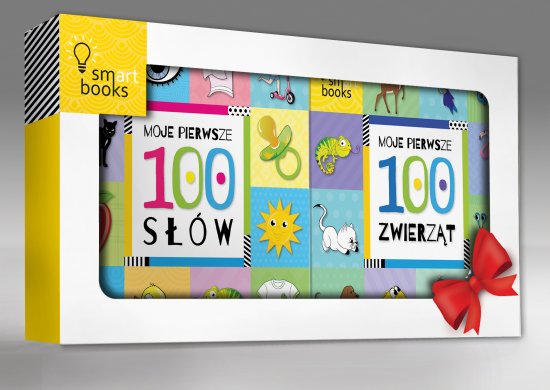 Pakiet RAMKA - 2 ksi��eczki MOJE PIERWSZE 100 S��W i ZWIERZ�T