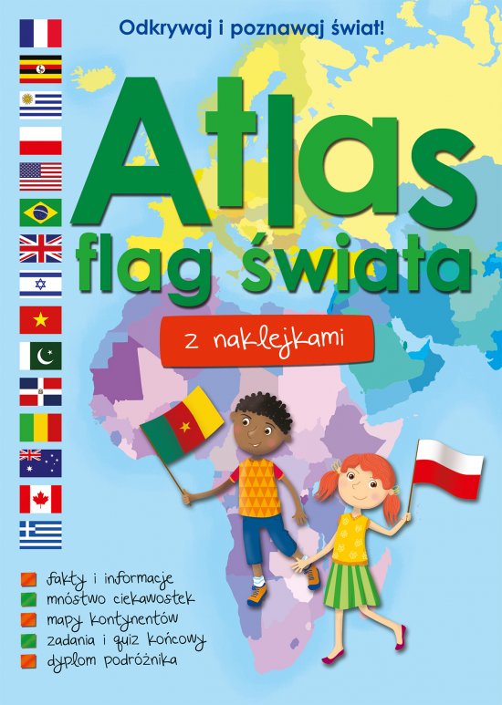 Atlas flag �wiata z naklejkami