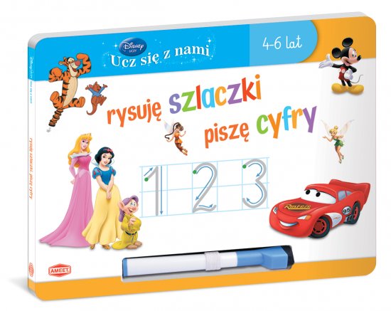Disney Ucz si� z nami. Rysuje szlaczki, pisz� cyfry