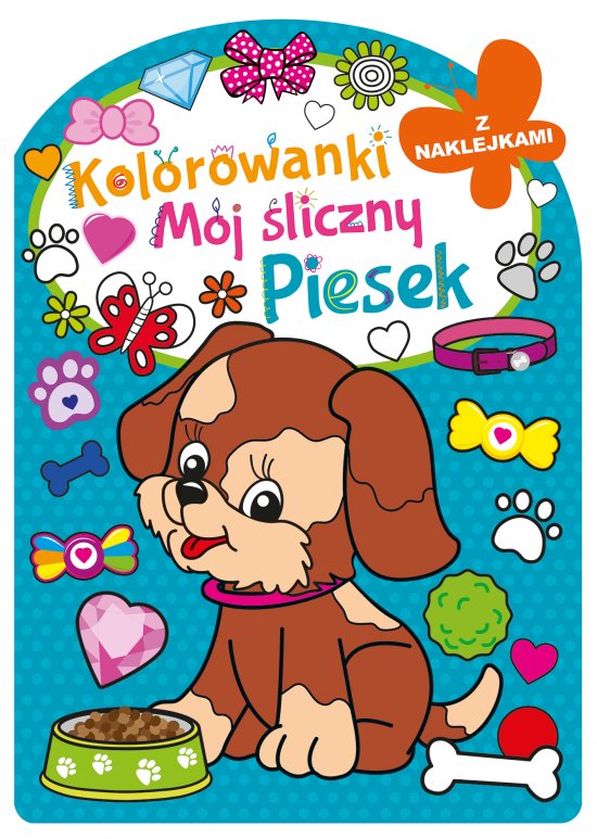 Kolorowanka z wykrojnikiem. M�j �liczny piesek