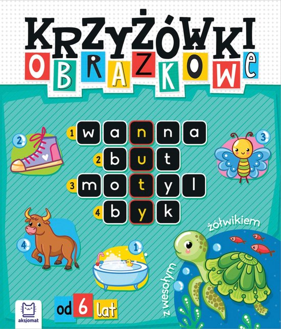 Krzy��wki obrazkowe z weso�ym ��wikiem. Od 6 lat