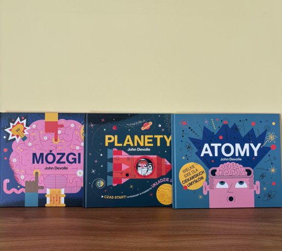 PAKIET Atomy, Planety, M�zgi